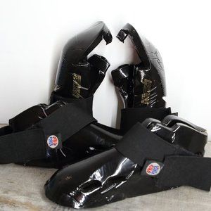 Lightning by Proforce wrestling shoes and gloves